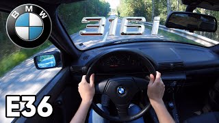 2000 BMW E36 316i Compact POV Test Drive 4K [upl. by Animas45]