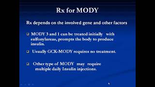 Maturity Onset Diabetes of the Young MODY 2 [upl. by Landing]