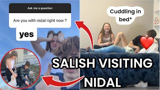 Salish and Jordan Matter VISITS NIDAL WONDER AFTER A TRAGIC ACCIDENT ❤️‍🩹🤕 [upl. by Elleimac]