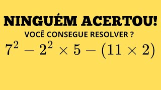 MATEMÁTICA BÁSICA  QUAL A ALTERNATIVA CORRETA [upl. by Aelgna]