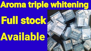 Aroma care triple whitening Night creams full stock AvailableAroma care byApple beauty [upl. by Johanan]