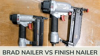 Brad Nailer Vs Finish Nailer  Whats The Difference [upl. by Laenahtan]