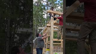 Timber Framing Kong Style [upl. by Itsyrc]