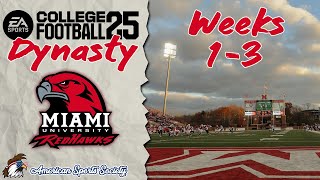 🏈Weeks 13  Miami Ohio RedHawks DYNASTY 🔴LIVE STREAM [upl. by Ameen]