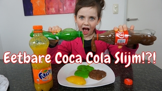 DIY  Eetbare Coca Cola Slijm  Bibi Nederlands [upl. by Elocan242]