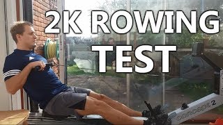 2k Rowing Test amp Estimated VO2 max [upl. by Lednor]