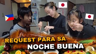 REQUEST NILANG HANDA SA NOCHE BUENA  Filipino Japanese Family [upl. by Annodahs]