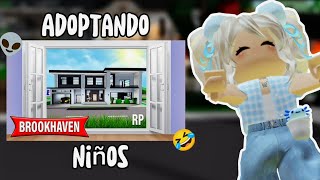 Adoptando Niños En Brookhaven  Roblox Tinita [upl. by Nary578]