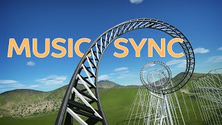 Music Synchronized Roller Coaster Front Seat POV [upl. by Antonetta]