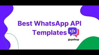 Aprende a crear plantillas de WhatsApp API con Gupshup [upl. by Yarled]