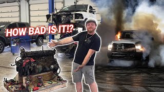 The Future of quotSALLYquot The BURNOUT TRUCK DAMAGE REPORT [upl. by Ledeen]