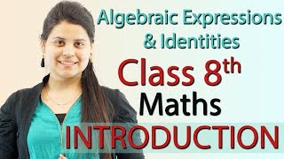 Introduction  Algebraic Expressions amp Identities  Ch 8  Class 8th Maths [upl. by Werd]