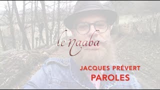 Paroles Jacques Prévert [upl. by Kloster]