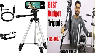 NAFA 3110 Portable Tripod with Mobile holder Tripod 3110 setup Tripod with mobile holder unboxing [upl. by Elrae]