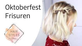 Oktoberfest Frisuren mit Olesja [upl. by Euqnomod]