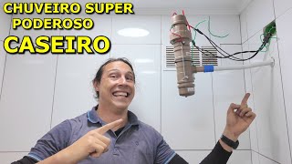 COMO FAZER UM CHUVEIRO SUPER PODEROSO CASEIRO [upl. by Kcirneh711]