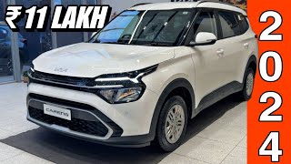 KIA CARENS NEW ₹ 11 Lakh  2024 Detailed Review CARENS NEW MODEL ALL DETAILS [upl. by Ekralc]