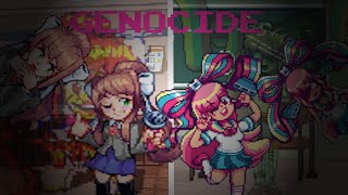 Genocide with Monika amp GIFfany Anjer Remix  FNF Cover [upl. by Rosmarin]