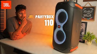 JBL Partybox 110 Review The Best Party Speaker [upl. by Yann276]