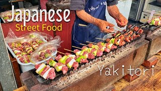 Delicious Yakitori In Kawagoe  Japanese Street Food  日本食焼き鳥 [upl. by Ynatterb]