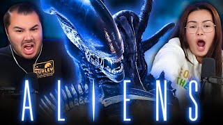 ALIENS 1986 MOVIE REACTION First Time Watching  Sigourney Weaver  James Cameron  Xenomorph [upl. by Atteynek]