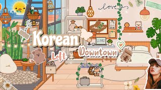 🧺Korean Downtown Loft Design🌿Toca Boca 🧸Tocalifeworld  Makeover [upl. by Htenay57]