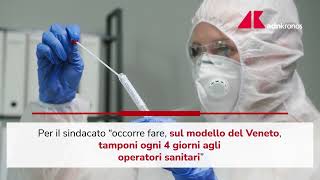 Covid Italia infermieri quotQuasi 5mila operatori sanitari infettati in ultimi 30 giorniquot [upl. by Deibel480]