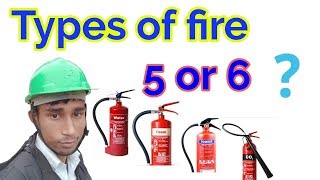 Types of fire and fire extinguisher  types of fire extinguisher in hindi  types of fire  safety [upl. by Liebermann639]