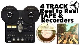 THE BEST SOUNDING FORMAT part I 4 Track Reel to Reel Tape amp Recorders [upl. by Merv]