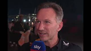 Christian Horner Post Race Interview  Redbull 1 2 maxverstappen checoperez saudiarabiagp [upl. by Yerot]