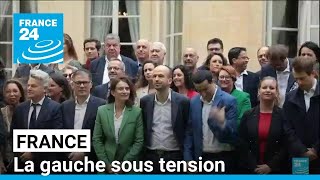 France  la gauche sous tension entre menace de destitution et rencontre avec Macron • FRANCE 24 [upl. by Earaj]