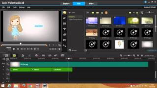 สอน Corel VideoStudio Pro X8 เบื้องต้น [upl. by Kelbee]