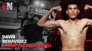 DAVID BENAVIDEZ IN CAMP FOR DAVID MORRELL  ESNEWS BOXING [upl. by Bertero252]