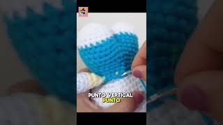 Tip para unir partes del cuerpo sin que se vea la costura 👌 crochet amigurumi tip hellokitty [upl. by Ahtebat827]