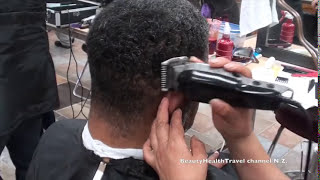 Haircutting ✂️💈Mens with clipper for curly hair for beginners [upl. by Neile]