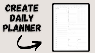 How To Create Your Own Daily Planner In Canva [upl. by Cayser938]