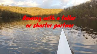 Rowing with a taller or shorter partner [upl. by Nations225]