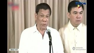 President Duterte to file impeachment complaint against Ombudsman Carpio Morales [upl. by Summer]