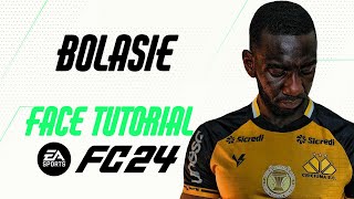 EA FC 24  YANNICK BOLASIE FACE TUTORIAL  STATS CRICIÚMA [upl. by Anneuq]