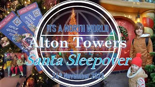 Santa Sleepover Alton Towers Resort  Cbeebies Land  Peter Rabbit Room  Waterpark  Nov 2023 [upl. by Ardnekat]