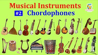 Chordophones 26 Musical Instruments Names Pictures amp Sounds  Ethnographic Classification viral [upl. by Druci]