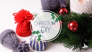 Christmas DIY cappellini di lana  Un punto alla volta [upl. by Breena59]