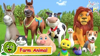 Farmyard Melodies Kids Animal Sound Safari  Nursery Rhymes  Did The Animals Talk  EduFam [upl. by Seppala]