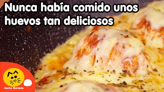 Nunca había comido unos huevos tan deliciosos❗ Ojalá los hubiera probado antes huevos turcos [upl. by Kerianne]