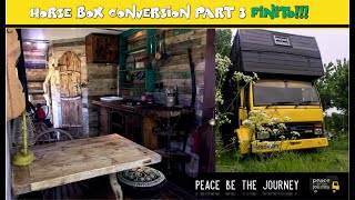 Horse box camper motorhome conversion  pallet wood  off grid  tiny house [upl. by Gabi174]