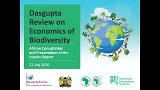 Dasgupta Review on Economics of Biodiversity African Presentation of the Interim Report [upl. by Dodi7]