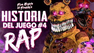 La HISTORIA OFICIAL 🍕 en RAP de FIVE NIGHTS at FREDDYS 4 🍕  FNAF 4 [upl. by Arded]