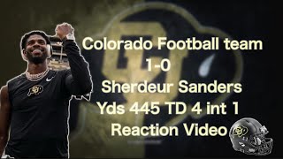 Colorado vs North Dakota st reaction [upl. by Llenral335]