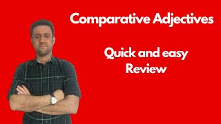 Quick Review of Comparative Adjectives  Example [upl. by Guillema]