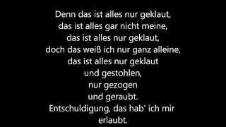 Die Prinzen  Alles nur geklaut  lyrics [upl. by Bromley]